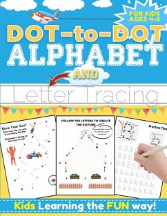 Dot-to-Dot Alphabet and Letter Tracing for Kids Ages 4-6 - Nelson, Romney