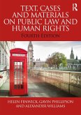 Text, Cases and Materials on Public Law and Human Rights (eBook, PDF)