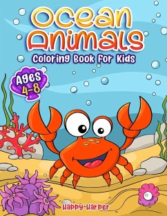 Cover Ocean Animals Coloring Book