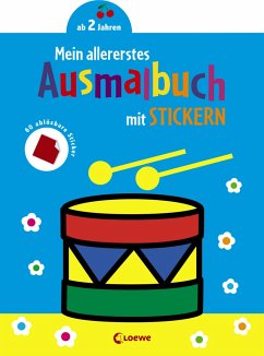 Image of Mein allererstes Ausmalbuch mit Stickern (Trommel)