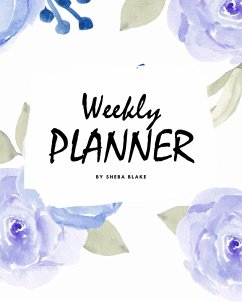 Weekly Planner - Blue Interior (8x10 Softcover Log Book / Tracker / Planner) - Blake, Sheba