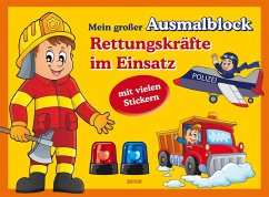 Mein großer Ausmalblock - Rettungskräfte im Einsatz