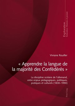 « Apprendre la langue de la majorité des Confédérés » - Rouiller, Viviane