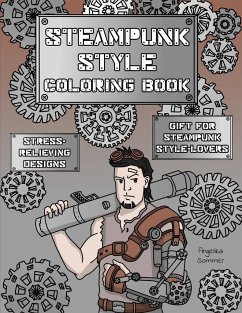 Steampunk Style Coloring Book - Sommer, Angelika