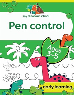 My Dinosaur School Pen Control Age 3-5: Fun dinosaur tracing activity book - Creative Kids Studio