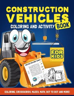 Construction Vehicles Activity Book - Hall, Harper
