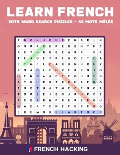 Learn French With Word Search Puzzles - 68 Mots Mêlés - Hacking, French