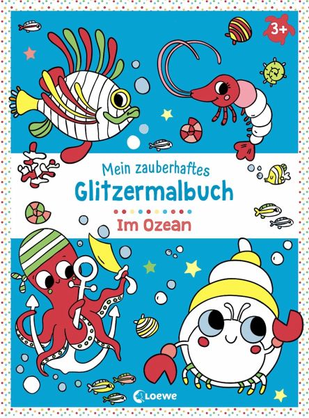 Mein zauberhaftes Glitzermalbuch - Im Ozean