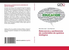 Relevancia y pertinencia de contenidos de química biológica - López, María Elena;Albarracín, Juana
