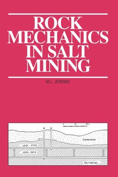 Rock Mechanics in Salt Mining (eBook, PDF) - Jeremic, M. L.