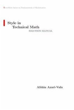 Style in Technical Math Solution Manual - Azari-Vala, Afshin