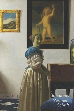 Johannes Vermeer Schrift: Staande Virginaalspeelster Artistiek Dagboek voor Aantekeningen Stijlvol Notitieboek Ideaal Voor School, Studie, Recep - Landro, Studio