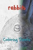 Rabbit Coloring Sheets: 30 Rabbit Drawings, Coloring Sheets Adults Relaxation, Coloring Book for Kids, for Girls, Volume 9