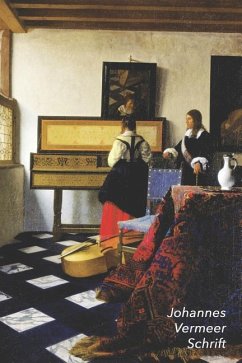 Johannes Vermeer Schrift: De muziekles Artistiek Dagboek voor Aantekeningen Stijlvol Notitieboek Ideaal Voor School, Studie, Recepten of Wachtwo - Landro, Studio