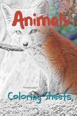 Animals Coloring Sheets: 30 Animals Drawings, Coloring Sheets Adults Relaxation, Coloring Book for Kids, for Girls, Volume 10