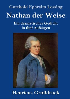 Nathan der Weise (Großdruck) - Lessing, Gotthold Ephraim