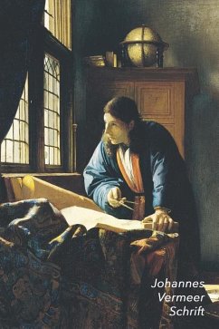 Johannes Vermeer Schrift: De Geograaf Artistiek Dagboek voor Aantekeningen Stijlvol Notitieboek Ideaal Voor School, Studie, Recepten of Wachtwoo - Landro, Studio