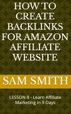 Cover How to Create Backlinks for Amazon Affiliate Website (eBook, ePUB)