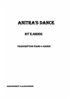Cover Anitra's dance by E.Grieg (trascrption piano 4 hands) (eBook, ePUB)