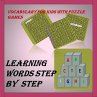 learning word step by step puzzle game... - Bild 1