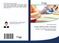 Cover O¿zbek tilining amaliy uslubiyati