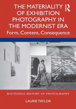 Cover The Materiality of Exhibition Photography in the Modernist Era (eBook, PDF)