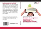 Análisis de programas de educación nutricional en escuelas mexicanas