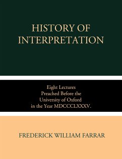 History of Interpretation (eBook, ePUB) - William Farrar, Frederick