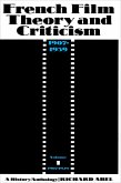 French Film Theory and Criticism, Volume 1 (eBook, ePUB)