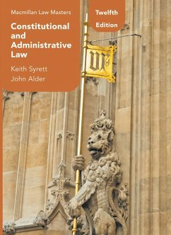 Constitutional and Administrative Law - Syrett, Keith;Alder, John