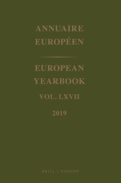 European Yearbook / Annuaire Européen, Volume 67 (2019)