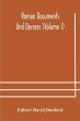 Roman Documents And Decrees (Volume I) - Bild 1