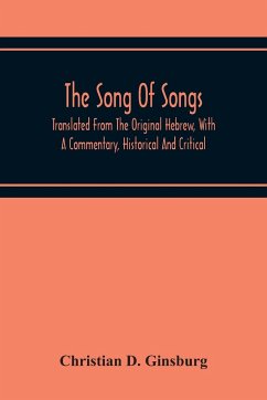 The Song Of Songs - D. Ginsburg, Christian