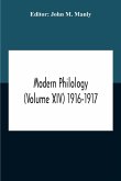 Modern Philology (Volume Xiv) 1916-1917