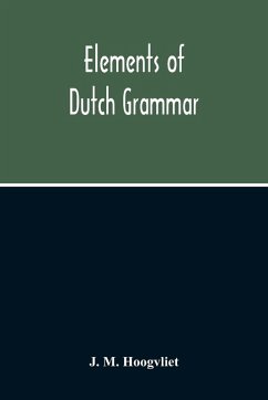 Cover Elements Of Dutch Grammar