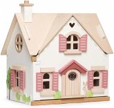 Tender Leaf 7508123 - Puppenhaus, Cottontail Cottage, mit Mobiliar, Bausatz, Holz