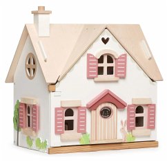 Tender Leaf 7508123 - Puppenhaus, Cottontail Cottage, mit Mobiliar, Bausatz, Holz