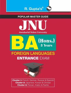 JNU BA (Hons.) in Foreign Languages Entrance Examination Guide - Rph Editorial Board