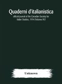 Quaderni d'italianistica; official journal of the Canadian Society for Italian Studies, 1994 (Volume XV)