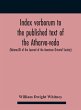Index Verborum To The Published Text Of... - Bild 1