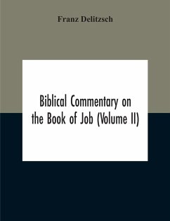 Biblical Commentary On The Book Of Job (Volume II) - Delitzsch, Franz