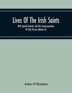 Lives Of The Irish Saints - O'Hanlon, John