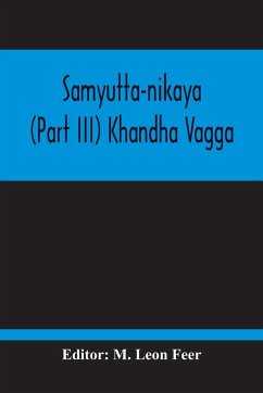 Samyutta-Nikaya (Part III) Khandha Vagga