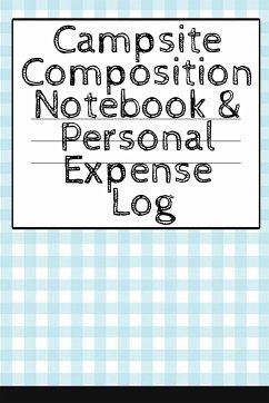 Campsite Composition Notebook & Personal Expense Log - Woodland, Tanner