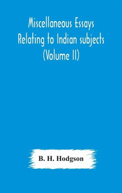 Cover Miscellaneous essays relating to Indian subjects (Volume II)