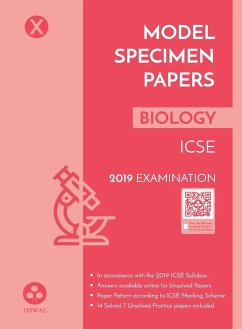 Model Specimen Papers for Biology - Publishers, Oswal
