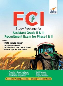 FCI Study Package for Assistant Grade II & III Recruitment Exam for Phase I & II 2nd Edition - Disha Experts