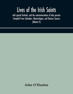 Lives of the Irish Saints - O'Hanlon, John