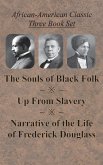 African-American Classic Three Book Set - The Souls of Black Folk, Up From Slavery, and Narrative of the Life of Frederick Douglass