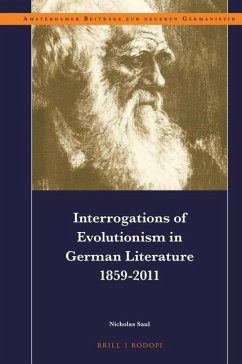 Interrogations of Evolutionism in German Literature 1859-2011 - Saul, Nicholas